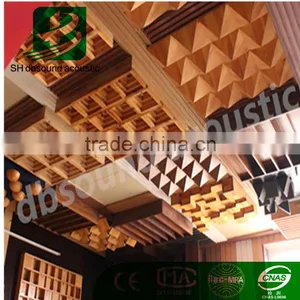 Interior Wall Decoration Wood 3D Diffuser Acoustic Panel thumbnail-1