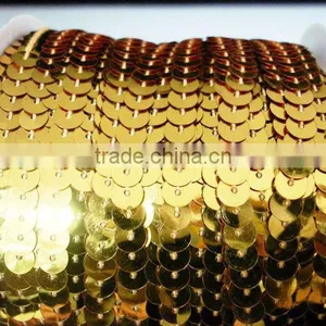 Silver Base Color Glass Sequins Trim 7# 16C-18C thumbnail-1