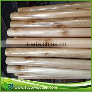 Hot Selling Handle With Varnished Wooden Broom Stick Mop Rod thumbnail-6