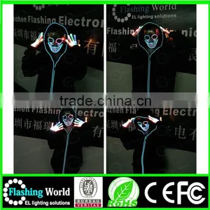 China Factory OEM High Quality Factory Wholesale Factory Wholesale Lime Green el Lighting Glasses thumbnail-1