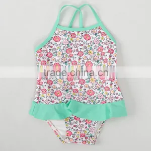 Trade Assurance OEM Service Cute Lovely Young Child Girl Kids One-Piece Bikini Kids Swimwear thumbnail-1