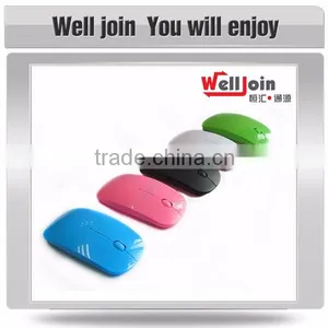 Multicolor Super Thin Usb 2.0 Wireless Mouse thumbnail-1
