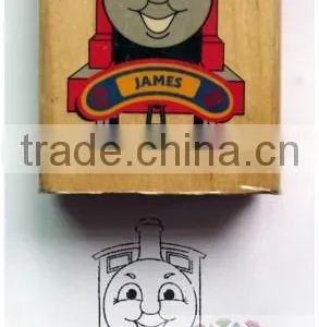 Custom Animal Logo Wooden Stamp Block Set thumbnail-1
