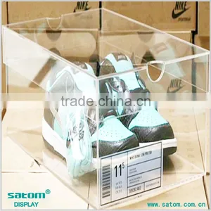 Wholesale High Quality Clear Acrylic Shoe Box thumbnail-1