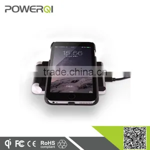 Powerqi I600 Black Color Protective Wireless Charging Case for IPhone 6s With Flexible Charging Plug Universal for Iphone 6 thumbnail-2