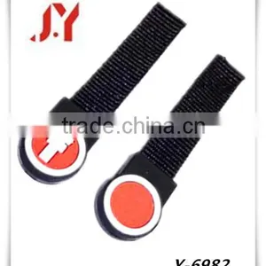 China Factor Dongguan Custom Puller Woven Cord Zipper Puller for Garment thumbnail-1