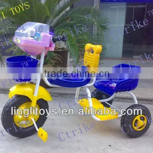 Twins Trike ,kids Mini Bike With Two Seats, Kids Trikes Twins Plastic Toy Tricycle,HOT! thumbnail-1