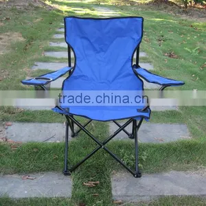 Portable Folding 600 D PVC/PE Oxford Nylon Outdoor Camping Picnic Beach Foldable Chair With Carry Bag on Arm thumbnail-1