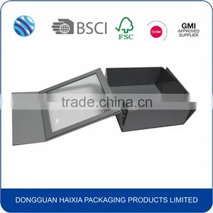 Top Quality Clear PVC Window Paper Gift Box With Magnet Closure Quality Choice thumbnail-1