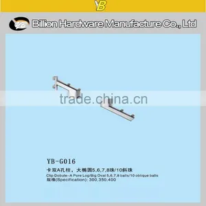 China Fashion Factory Clothes Store Hanging Display Hook on Slot Hook Quality Choice thumbnail-3