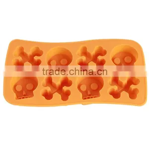 2 COLOR Freeze Ice Cube Tray Skull Mould Mold Cooking Tools Cookie Cutter Ice Molds Ice Trays Ice Cream Tools Hot Selling thumbnail-1