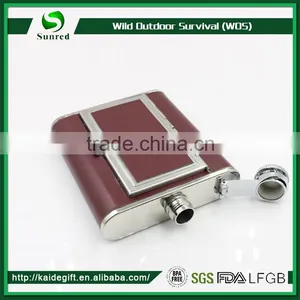 Promotional Custom Stainless Steel Hip Flask With Color Transfer Printing thumbnail-5