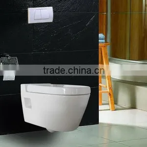 YJ9639 Ceramic Bathroom Save Spaces Wall Hung Toilet/WC/ Water Closet thumbnail-1