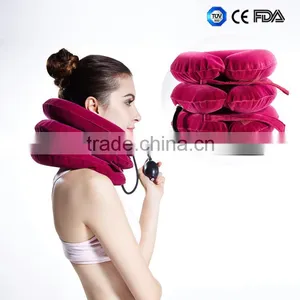 Portable Neck Massage Collar Air Neck Traction Inflatable Cervical Collar for Driving Supplier's Choice thumbnail-4