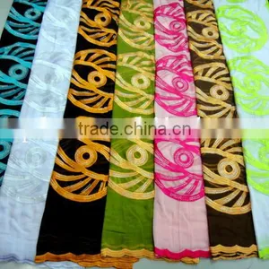 African Muslim Scarf for Women/embroidered Silk Scarf/shawl Scarf thumbnail-2