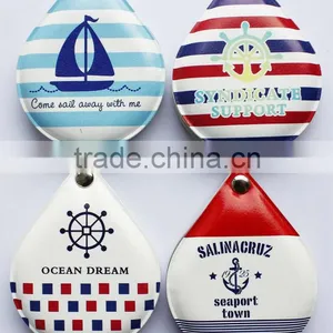 2015 New Style Nautical Elements Water Drop Shape Cute Small Cosmetic Mirror,ME313 thumbnail-1