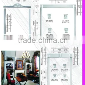 Polyurethane Niches Crown Moulding Good Price Beautiful New Modern PU Carve thumbnail-2