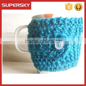 V-72 Winter Warming Porcelain Coffee Cup Mug Sweater With Pattern thumbnail-2