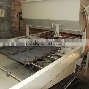 Tianyu Colorful Stone Coated Roll Forming Machine Stone Coated Production Line thumbnail-2