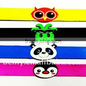 The Fashion High Quality Factory Manufacture Silicone Slap Bracelet thumbnail-1