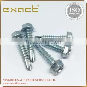 Self Drilling Screw With Hex Washer Head DIN7504K Chinese Manufacturer thumbnail-1