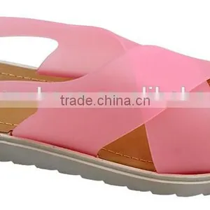 2016 Hottest Sale Jie Yang Summer Lady PVC Slipper Women PCU Sandals Fashion Shoes thumbnail-3
