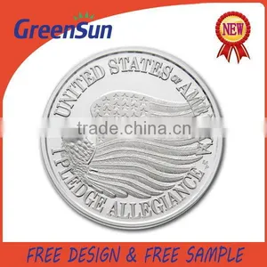 Popular Factory Price Hot Sale Promotion Silver 1oz Maple Leaf Coin thumbnail-1