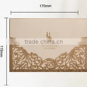 Hot Sale Business Invitation Card Glossy Beautiful Wedding Card thumbnail-2
