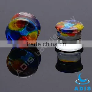 ADIS Wholesale Fashion Glass Ear Plug Ear Gauge thumbnail-1