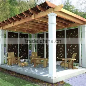 Wood Plastic Composite Pergola/outdoor Garden Decorative Pergola/wpc Pergolas thumbnail-1