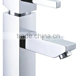 Economic Soft Square Mono Basin Mixer Faucet thumbnail-1