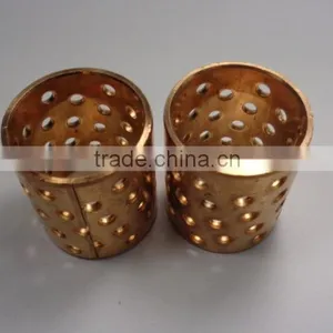 High Performence Bronze With Through Hole Selflubricating Bushing Bearing thumbnail-6