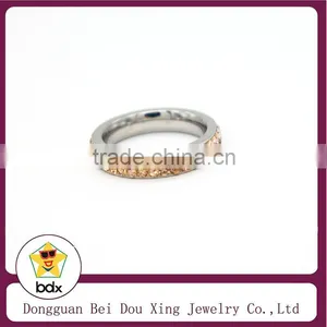 2015 Fashion Personalized Rose Gold Cubic Zirconia Eternity Ring thumbnail-2