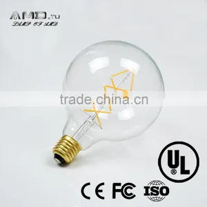 Buy Led Filament Lamp G125 2/4//5/6/8W Amber Glass 8W Filamento Warm Light thumbnail-1