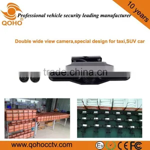 Night Vision 130 Degree Dual Wide Angle Car Camera 700tvl For Car / Taxi / SUV thumbnail-6