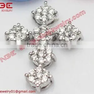 925 Sterling Silver Cross Pendant thumbnail-1