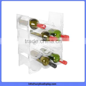 Cheap Hot Sell Bottle Acrylic Wine Display Rack thumbnail-4