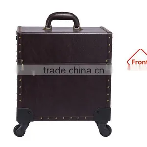 2016 Cheapest Professional PVC Rolling Cosmetic Makeup Case Beauty Box thumbnail-2