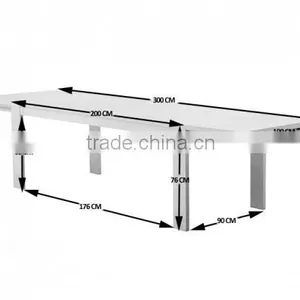 DT-4044 Extending MDF With High Gloss Dining Table thumbnail-6