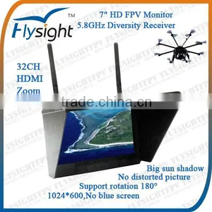 B71 FPV Diversity Receiver HD Screen 7-28V For Fishing Bait Boat DJI Octokopter UAV Drone thumbnail-1