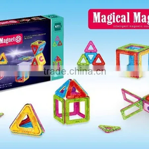 20pcs Matched Magnetic Construction Building Block Enlighten Puzzles 3D Etucational Toys thumbnail-1