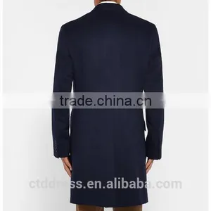Custom Wool Long Overcoats for Men thumbnail-5