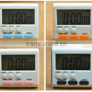 Magnetic Large LCD Digital Kitchen Timer Alarm Count Up Down Clock 24 Hours thumbnail-1