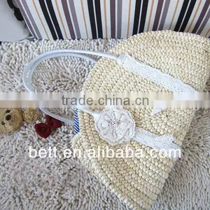 Fashion Children Straw Bag thumbnail-1