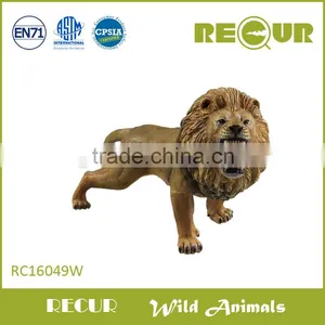 Soft PVC Wild Animal Toy Vinyl Lion Toy for Kids Gifts and Educational Toy thumbnail-1