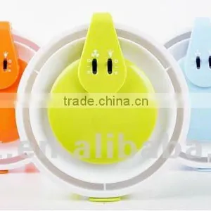 New ABS Material Creative Multi-function Mini Usb Fan With Led Light thumbnail-1