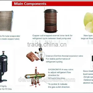150L Stainless Steel Water Tank Heat Pump thumbnail-2