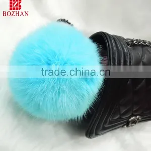 Cute Pom Pom Handbag Accessories Key Holder for Gift thumbnail-3