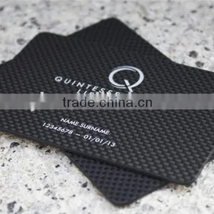 Customed Made Carbon Fiber Business Card ,thick Plastic Carbon Fiber Business Cards 1 mm thumbnail-4