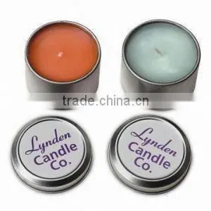 Metal Lid Tin Candle Branded Label Wholesale thumbnail-3